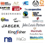 ETI and its members sent views to the Prime Minister on modern slavery Logos of signatory brands