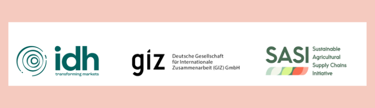 Logos of IDH, GIZ & SASI
