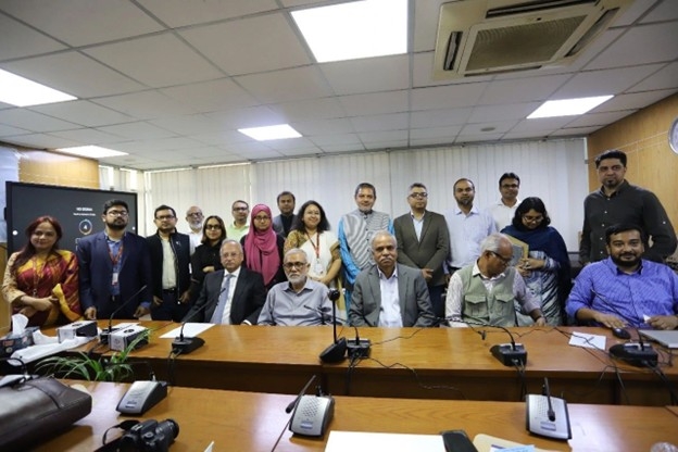 The meeting hosted by the Department of Labour HQ, the Labour Reform Commission, with representatives from the RMG sector. 