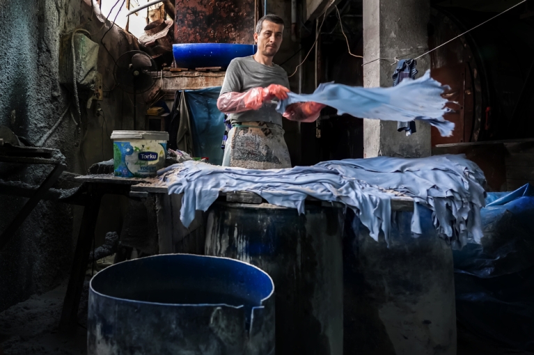Leather worker, Turkey