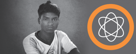 Young adult male factory worker, India