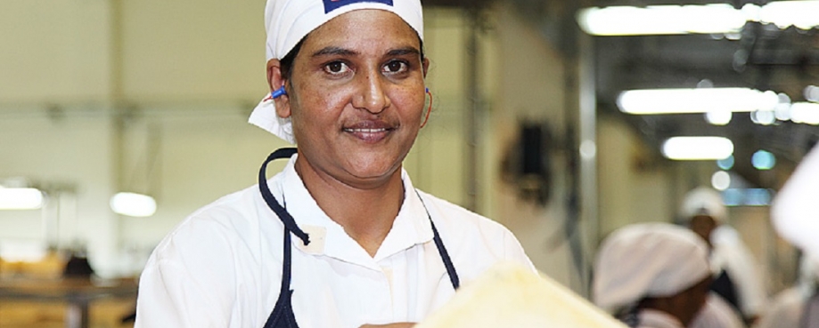 A Princes worker in Mauritius