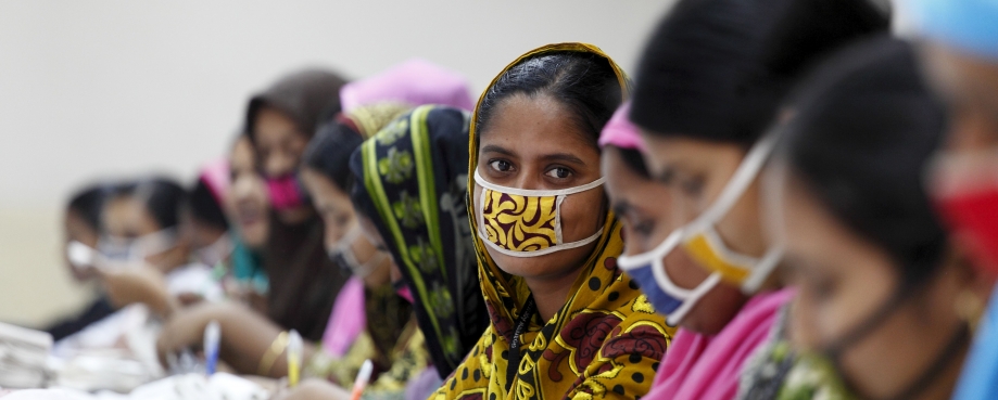 Women workers associated with Better Work Programme, Bangladesh.