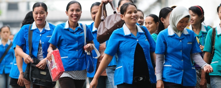 Indonesian garment workers courtesy of ILO