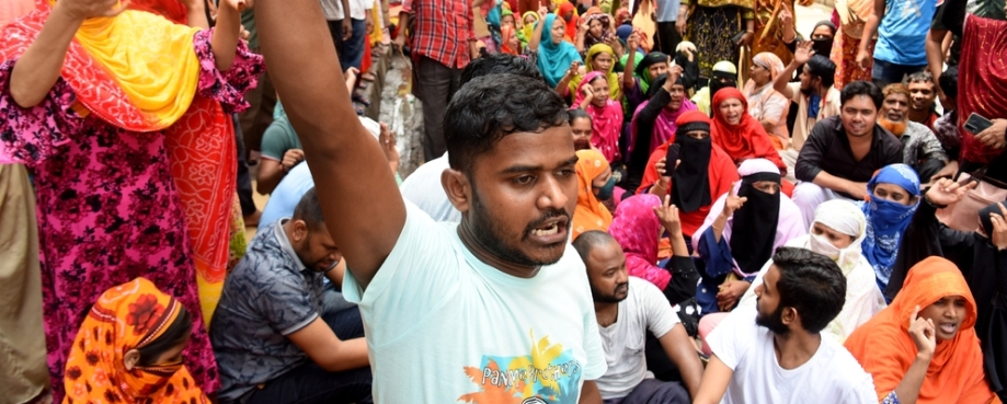 Wage protests in Bangladesh