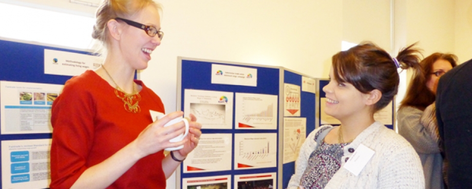 Workshop participants discuss their plans