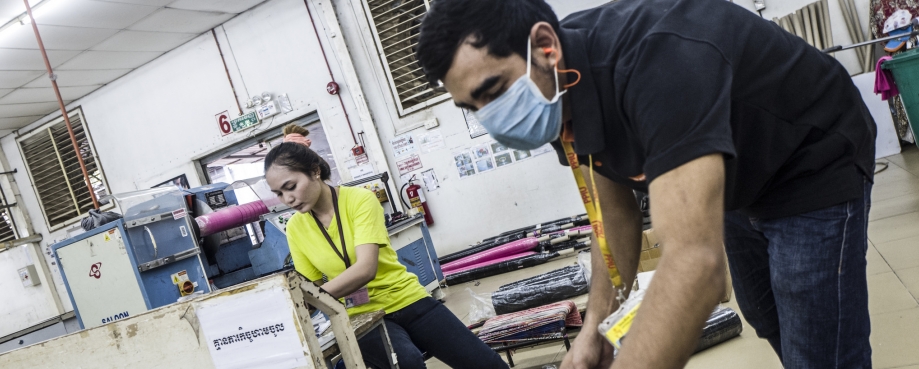 Image courtesy of UN women: garment factory workers in Cambodia