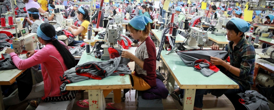 Cambodian garment workers courtesy of ILO