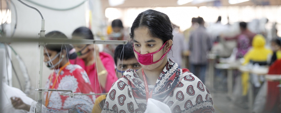 A Bangladesh garment worker ©ILO