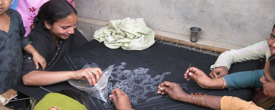 Homeworkers in Bareilly, India