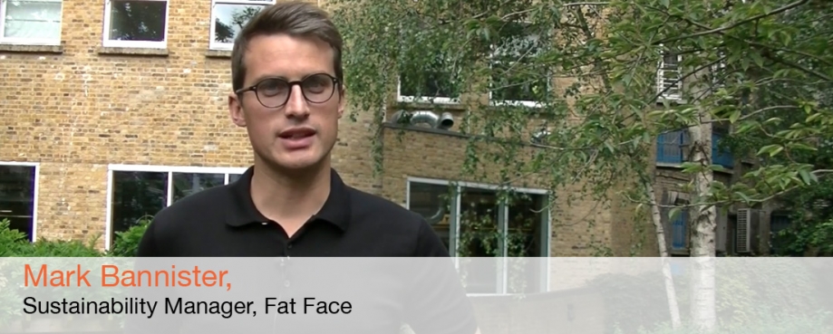 Mark Bannister, Sustainability Manager, Fat Face