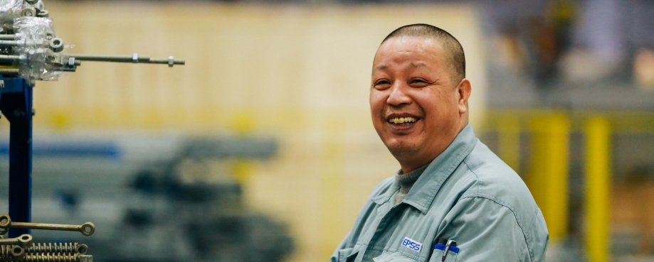 Chinese factory worker - image courtesy of ILO