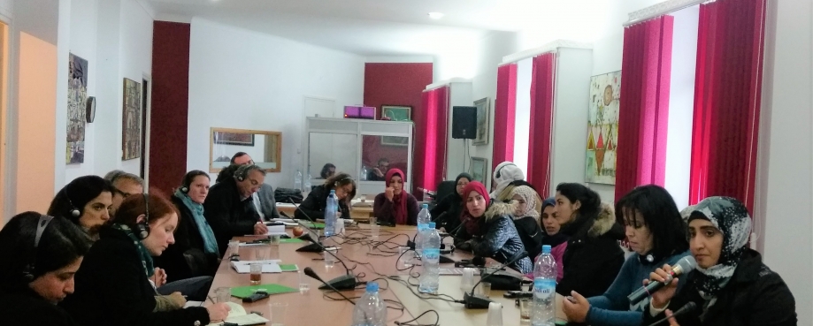 Women workers discuss their working conditions with ETI, Oxfam and European retailers
