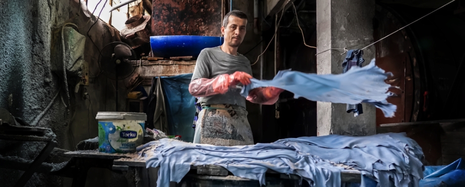 Leather worker, Turkey