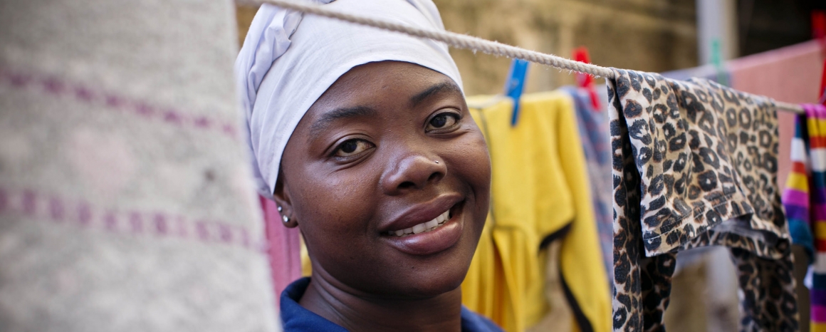 Lucy Nyangasi, domestic worker, Kenya. Credit: Solidarity Center/Kate Holt