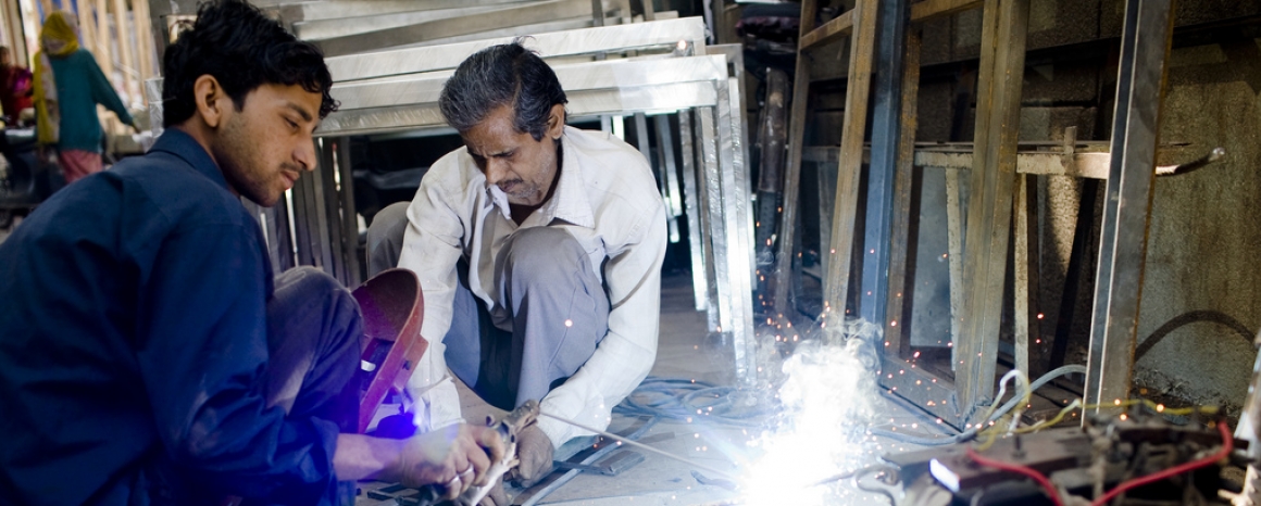 Two indian workers
