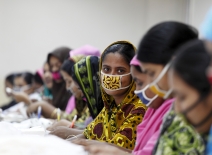 Women workers associated with Better Work Programme, Bangladesh.