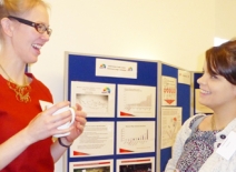 Workshop participants discuss their plans