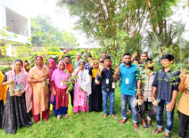 Green Social Dialogue training group at Essentials Clothing Ltd in Gazipur, Bangladesh. Photo credit: ETI Bangladesh.
