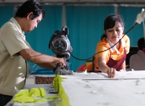 Indonesia Garment factory production line