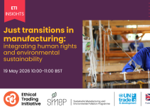Insights webinar, Just transitions in manufacturing
