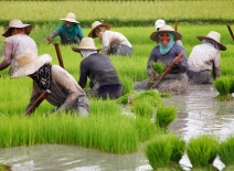 Philippines rice harvest courtesy of ILO