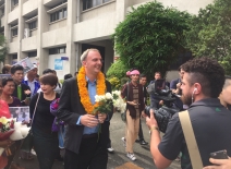 Labour rights campaigner Andy Hall pictured in Thailand