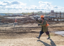 North Korean worker in Russia