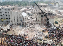 Rana Plaza collapse, Bangladesh 2013. Photo credit: Shutterstock.