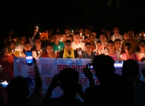 Protest over sexual violence against women in Manipur, Gurgaon, India. Photo credit: Shutterstock.