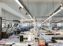 Empty apparel factory floor. Photo credit: Shutterstock.