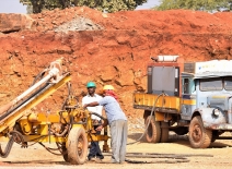 wagon drill machine to minimise dust